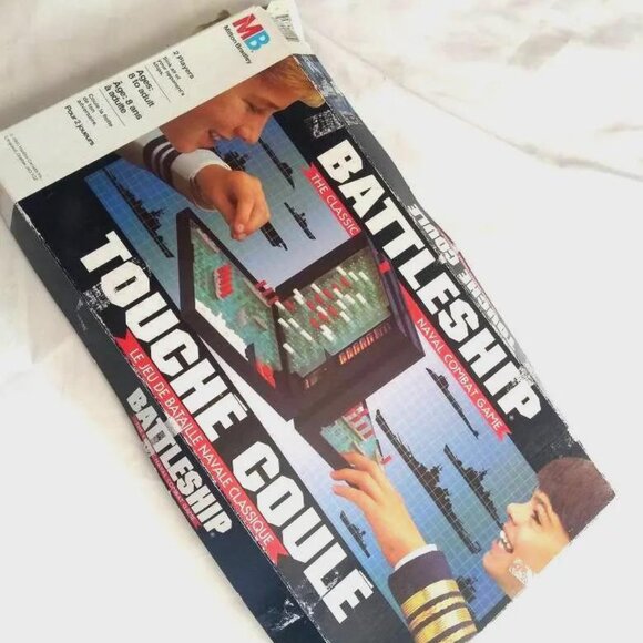 Battleship The Classic Naval Combat Game 1991 Vintage Antique by Milton Bradley - Picture 10 of 11